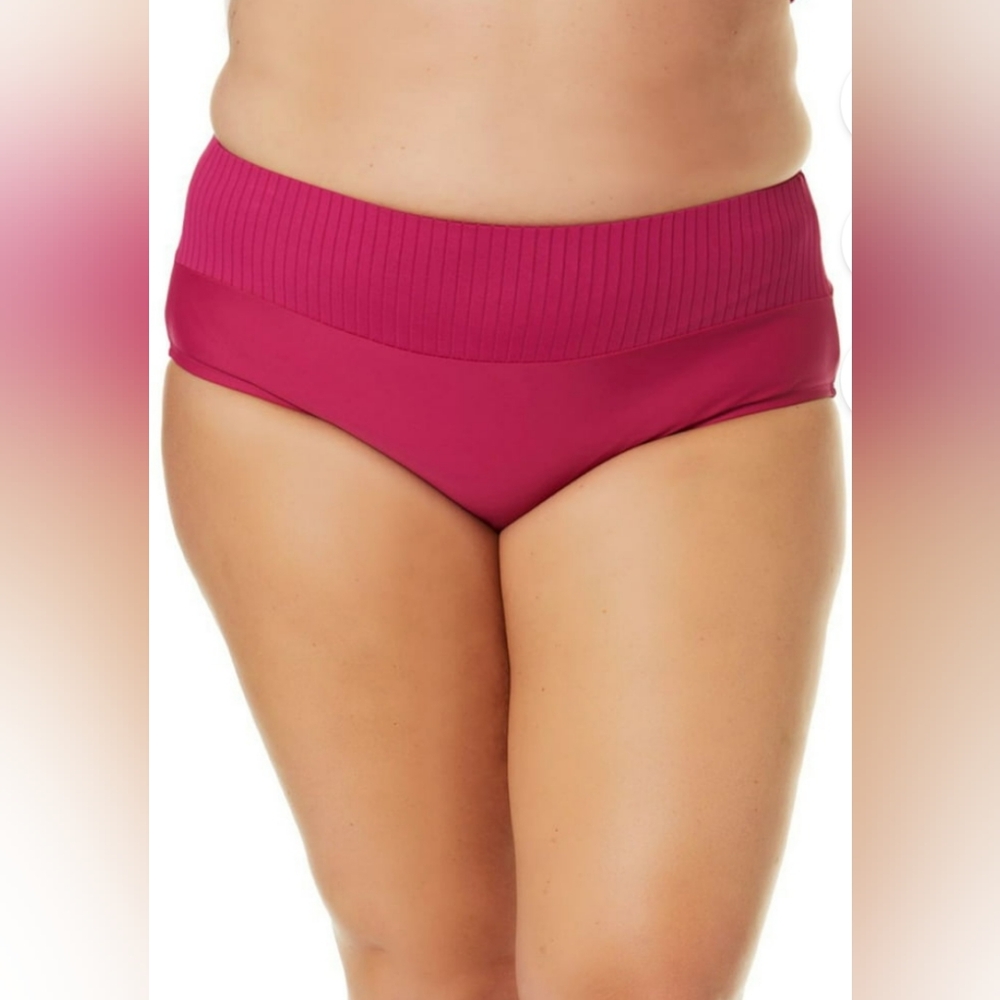 👙 2/$15 Terra and Sky Women's Plus Highwaist Swim Bikini Bottom
